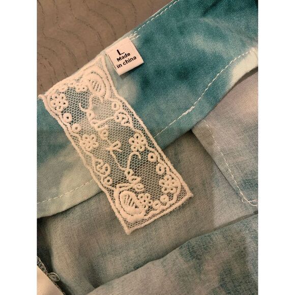 Sadie & Sage Tie Dye Wrap Skirt Size Large - Picture 4 of 9